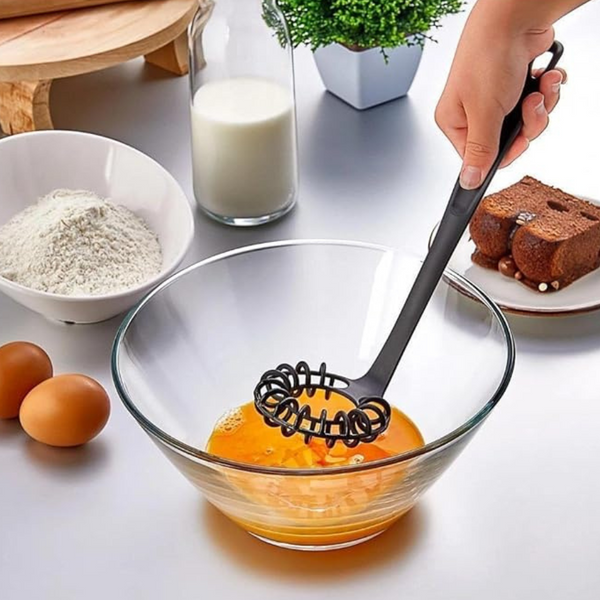 مضرب بيض حلزوني مقاوم للحرارة متعدد الأستخدام
