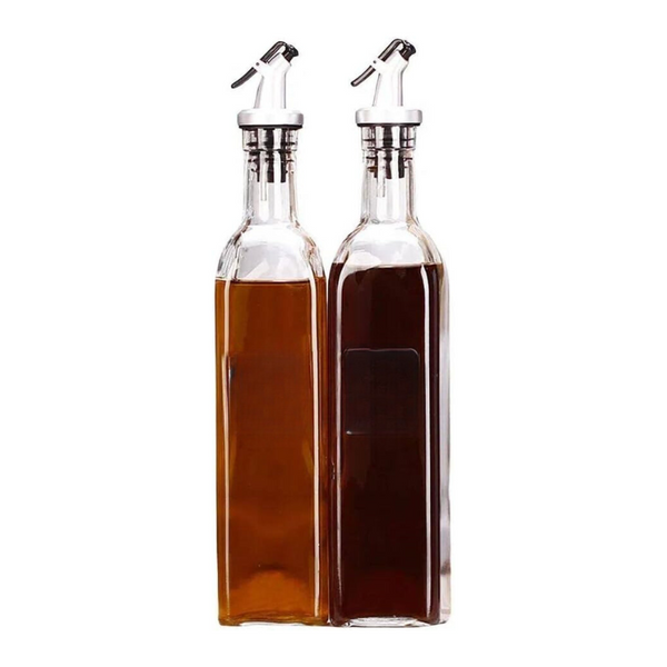 Set of 2 Pieces Oil Dispenser Bottles