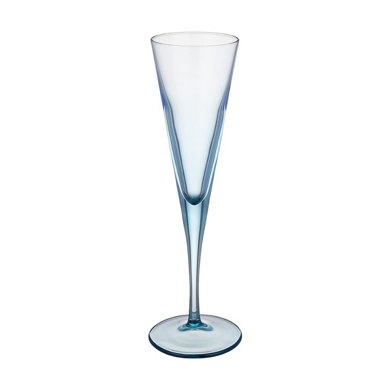 Pasabahce Glassware, Set of 6 Pcs, V-Line, 44305, 150 ml - Blue