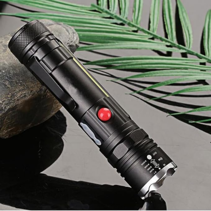 Telescopic Zoom Led COB Working Lamp T6-26 (Without Battery)