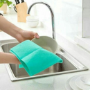 Yellow cleaning cloths, pack of 10+2 free, super absorbent.