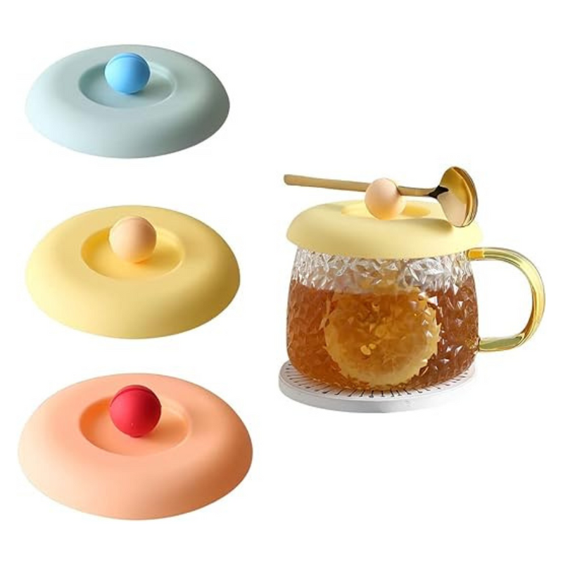 Food Grade Silicone Cup Lid Mug Covers