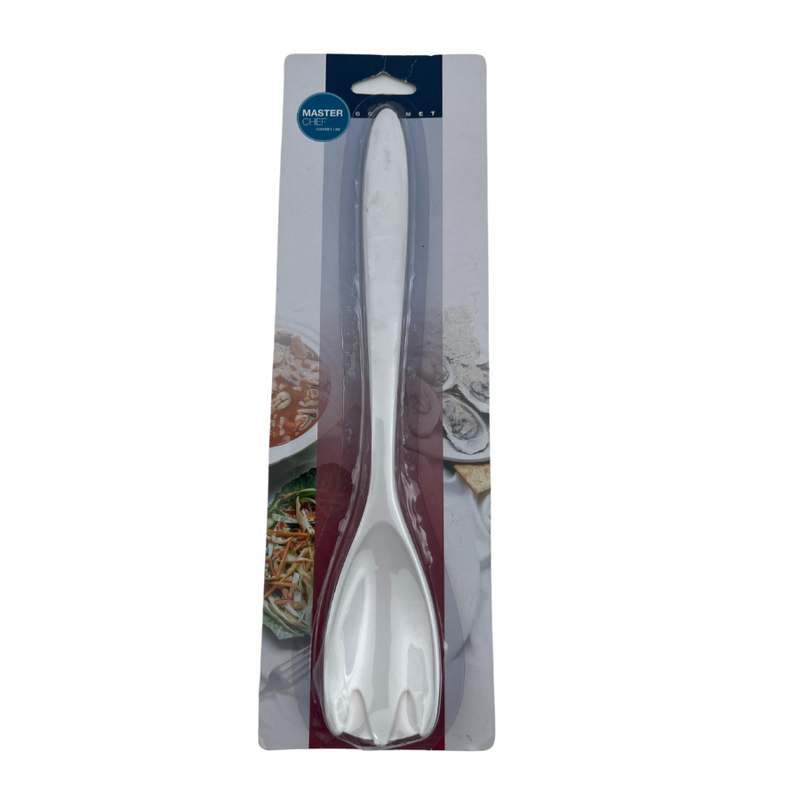 Master Chef Set of Two Plastic Salad Spoons, 29 cm