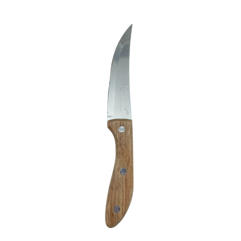 KingGary Fruit Knife With Wooden Handle - Size 5 - K-313-5