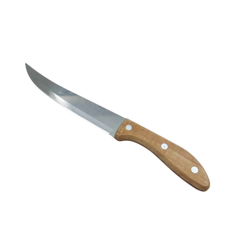 KingGary Fruit Knife With Wooden Handle - Size 7 - K-313-7