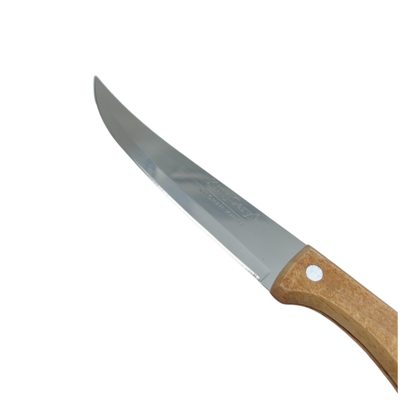 KingGary Fruit Knife With Wooden Handle - Size 7 - K-313-7