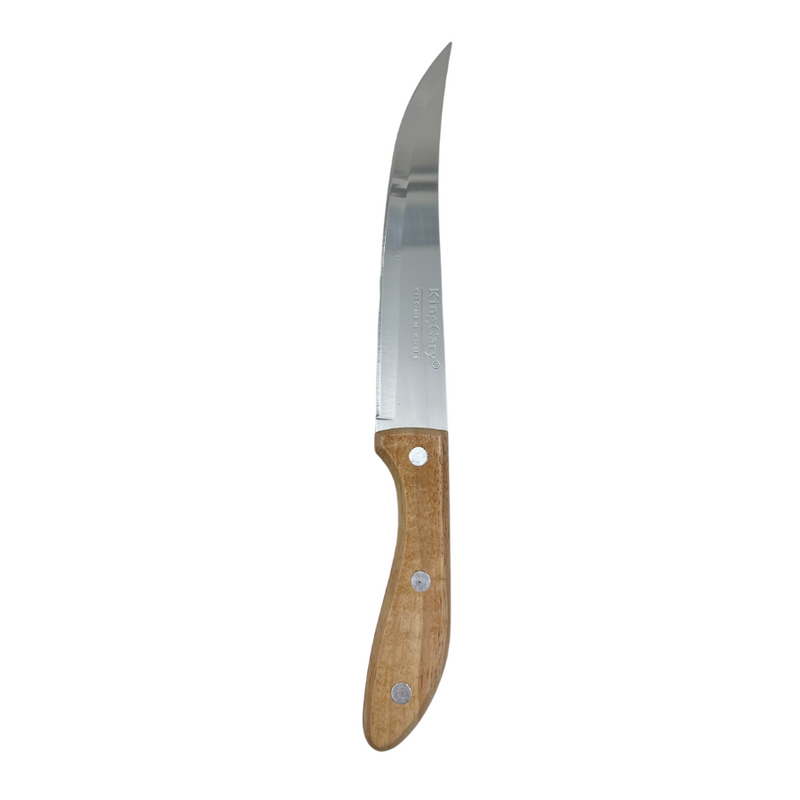 KingGary Fruit Knife With Wooden Handle - Size 7 - K-313-7