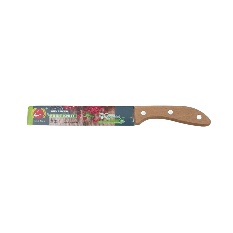 Feng & Feng Advanced Fruit Knife With Wooden Handle - Size 6