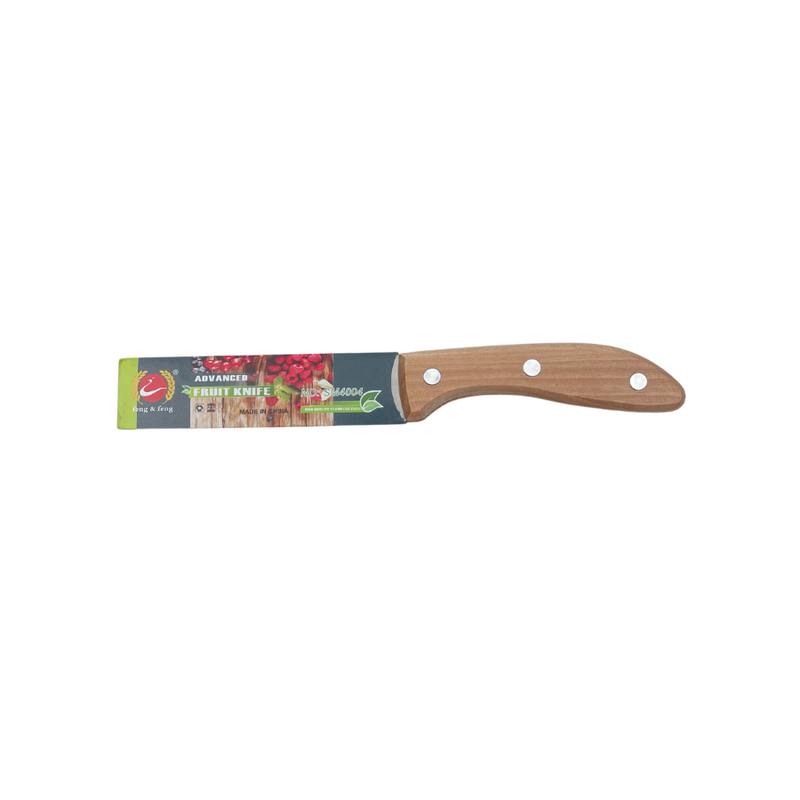Feng & Feng Advanced Fruit Knife With Wooden Handle - Size 4