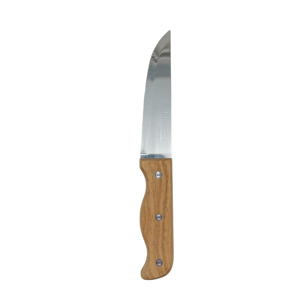 KingGary Wide Fruit Knife With Wooden Handle - Size 5 - K-318-5