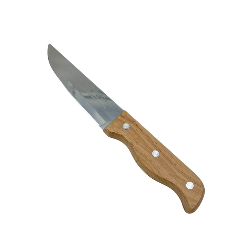 KingGary Wide Fruit Knife With Wooden Handle - Size 5 - K-318-5