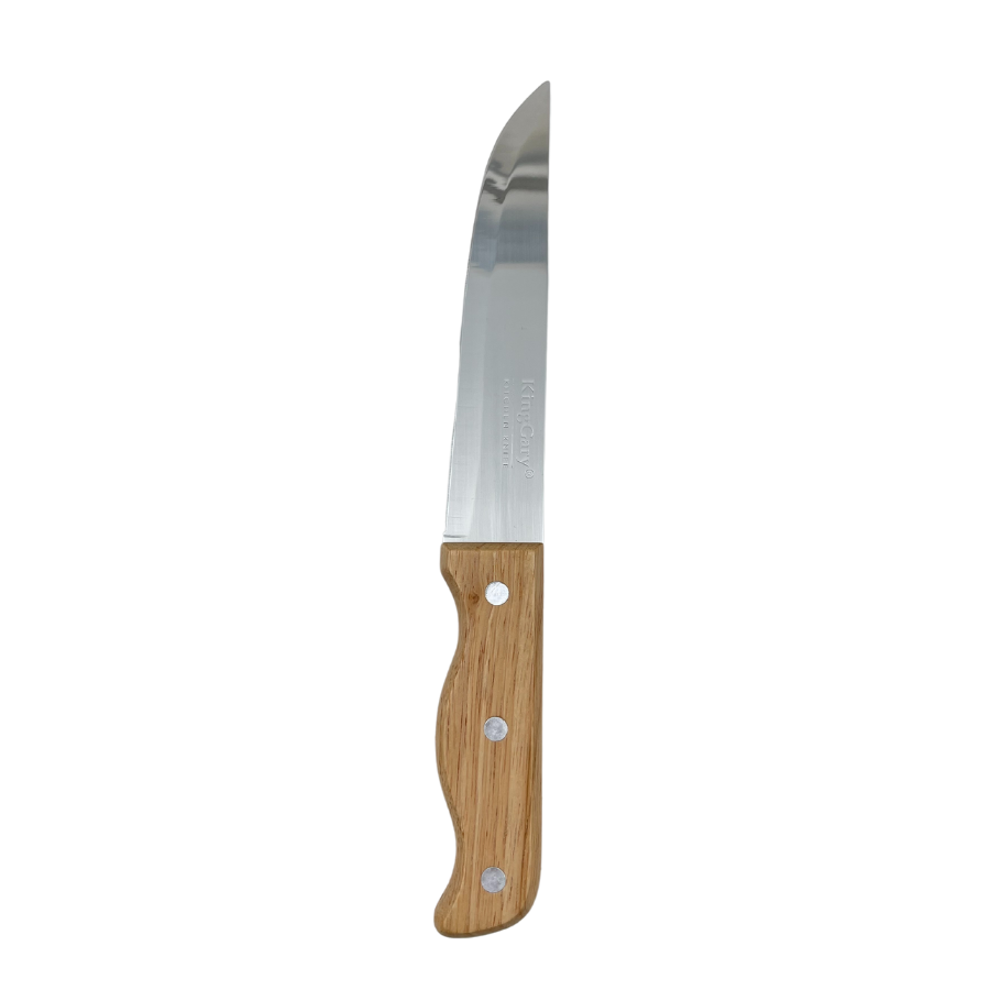 KingGary Wide Fruit Knife With Wooden Handle - Size 6 - K-318-6