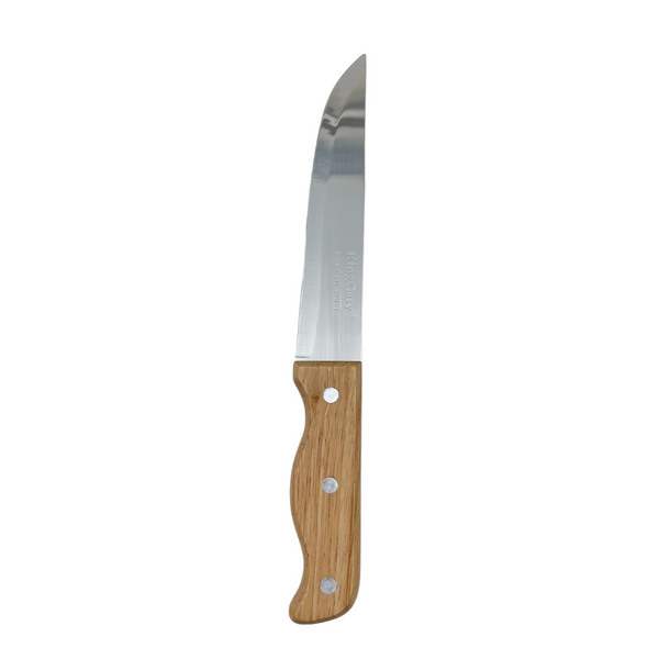 KingGary Wide Fruit Knife With Wooden Handle - Size 6 - K-318-6