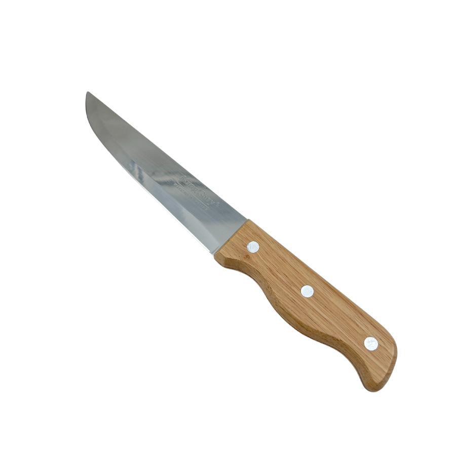 KingGary Wide Fruit Knife With Wooden Handle - Size 6 - K-318-6