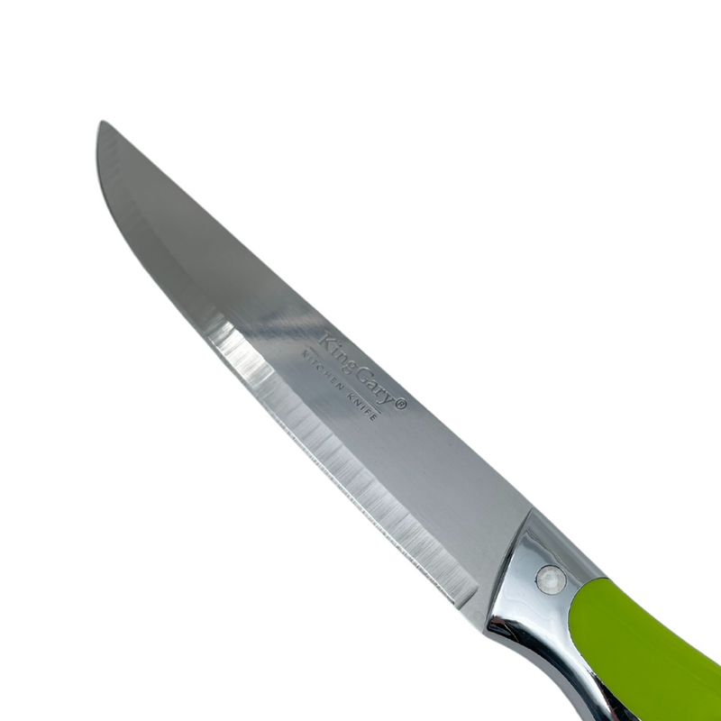 KingGary Wide Fruit Knife With Plastic Handle - Size 8 - K-129-8