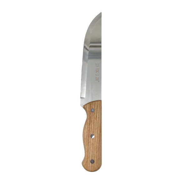 Jen Feng Wide Kitchen Knife With Wooden Handle - Size 7
