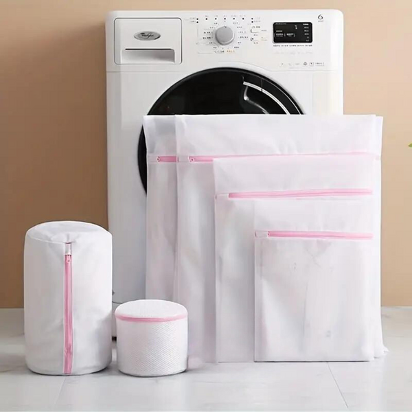 Set of 6 Mesh Laundry Bags To Protect Laundry Inside The Washing Machine