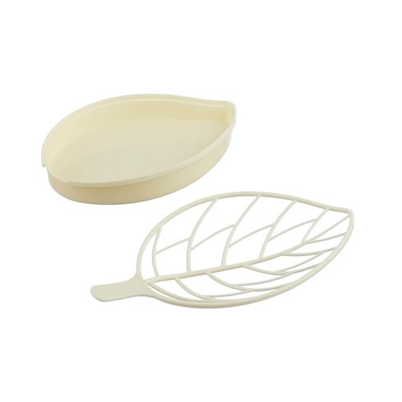 Leaf Shaped Plastic Soap Dish - Random colors