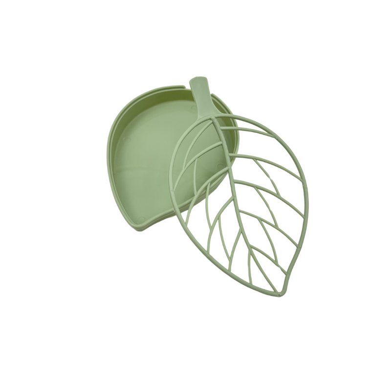 Leaf Shaped Plastic Soap Dish - Random colors
