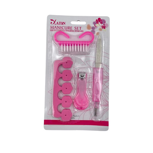 Y.Atin Set Of 4 Pieces Manicure Pedicure Tools & Nail Care