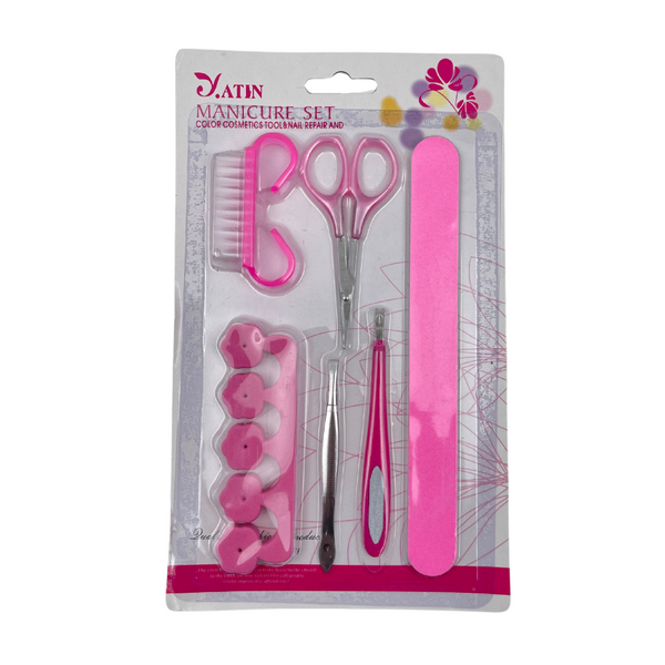 Y.Atin Set Of 6 Pieces Manicure Pedicure Tools & Nail Care