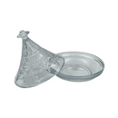 City Glass Emerald Tajin Serving Dish - 200ml Glass Bowl with Conical Lid