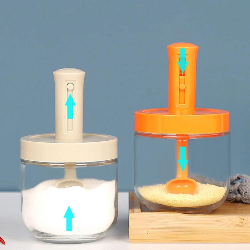 Seasoning Bottle With Movable Spoon - 300 ml
