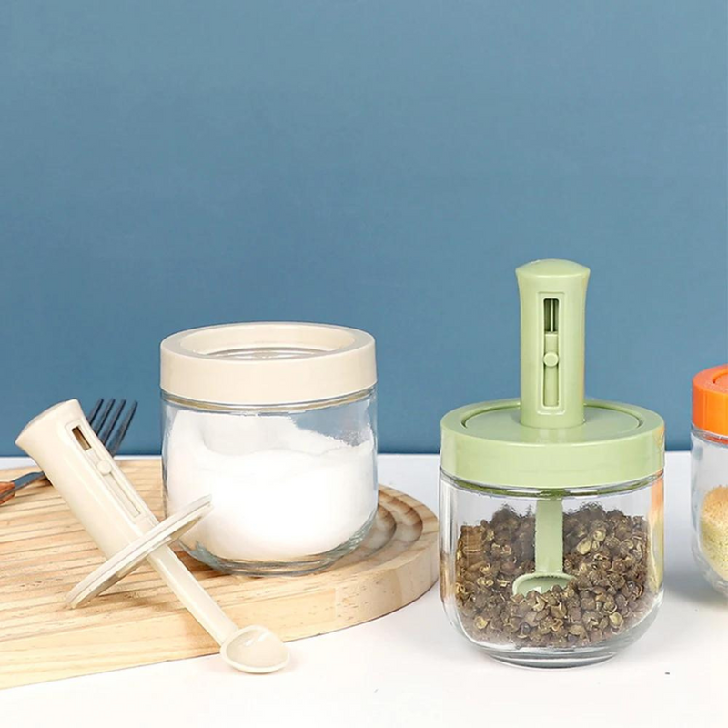 Seasoning Bottle With Movable Spoon - 300 ml