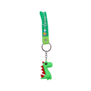 Adorable dinosaur keychains with playful designs