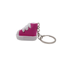 Pink Athletic Shoe Keychain with White Laces, Various Colors Available