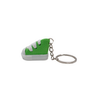 Trendy Blue Sneaker Keychain with Metal Ring, Available in Many Colors