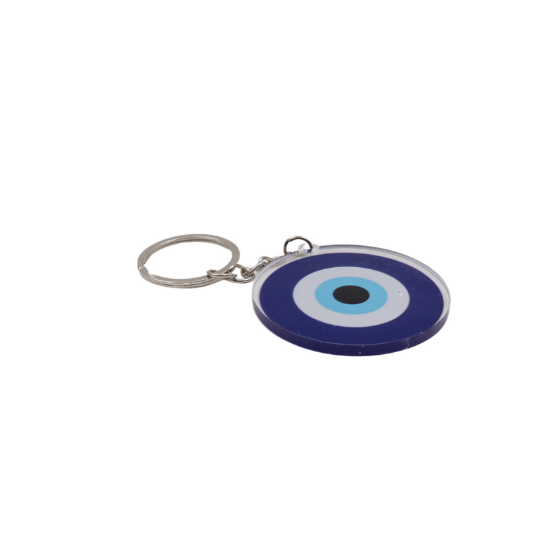 ميدالة مفاتيح على شكل عين زرقاء