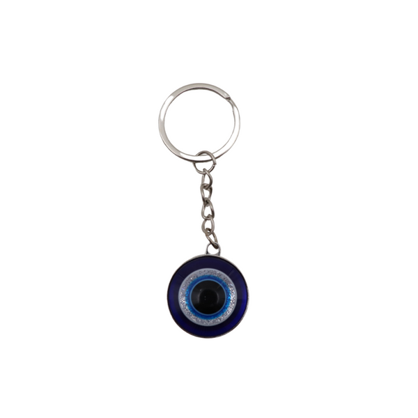 ميدالة مفاتيح على شكل عين زرقاء صغيرة