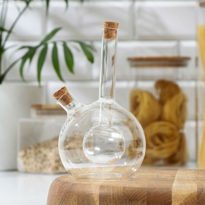 زجاجة الزيت و الخل 2×1, باشكال مختلفة من الزجاج