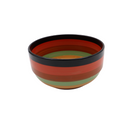 Colorful Porcelain Striped Bowl – Single Piece For Serving Snacks, Soup Or Desserts