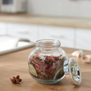 طقم توابل زجاجي من 4 قطع -  300 مل