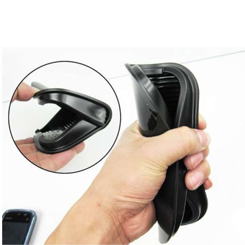 Anti Slip Silicone Mobile Phone Car Cradles - Black