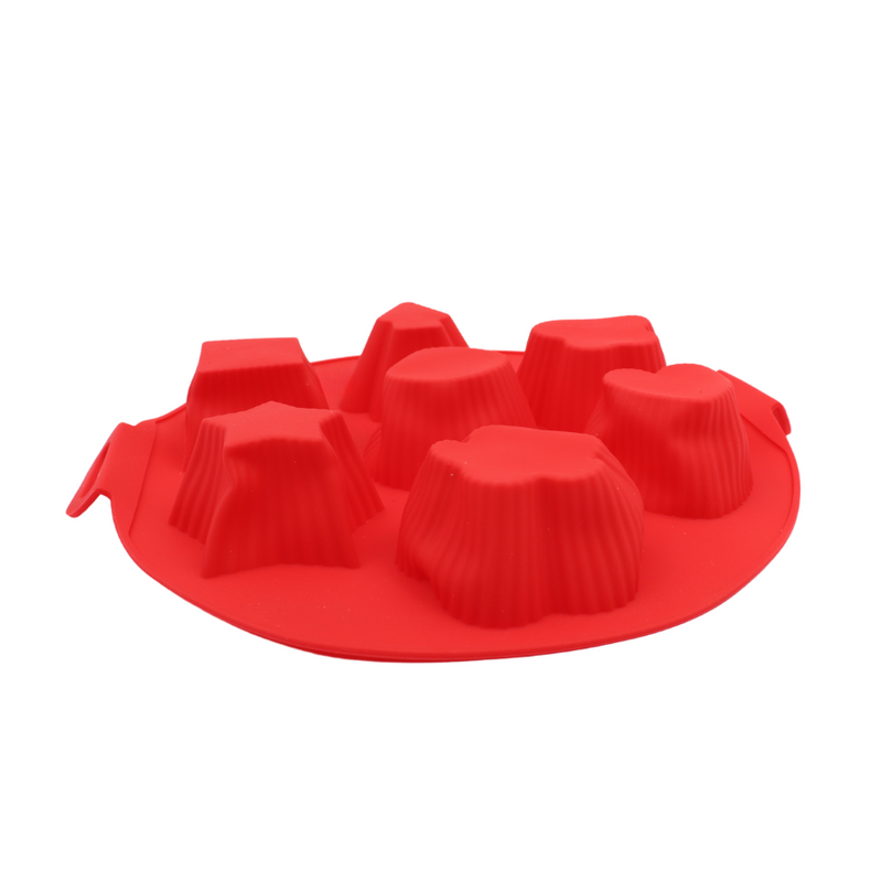 Circle Cup Cake Silicone Mold - Random Colors