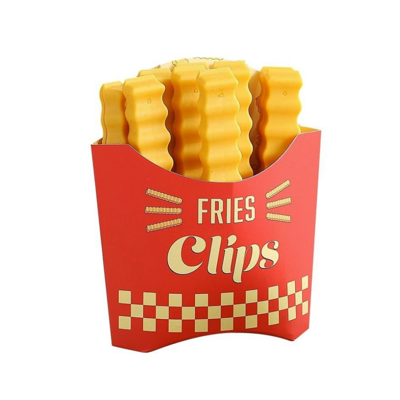 12Pcs Food Bag Clips, French Fries Shaped