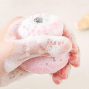 Adorable pink silicone face scrubber for smooth skin