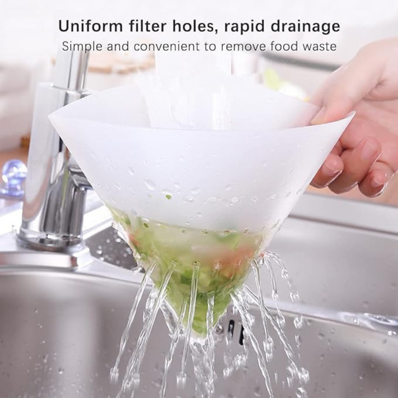 Plastic Foldable Kitchen Sink Filter Bag Strainers