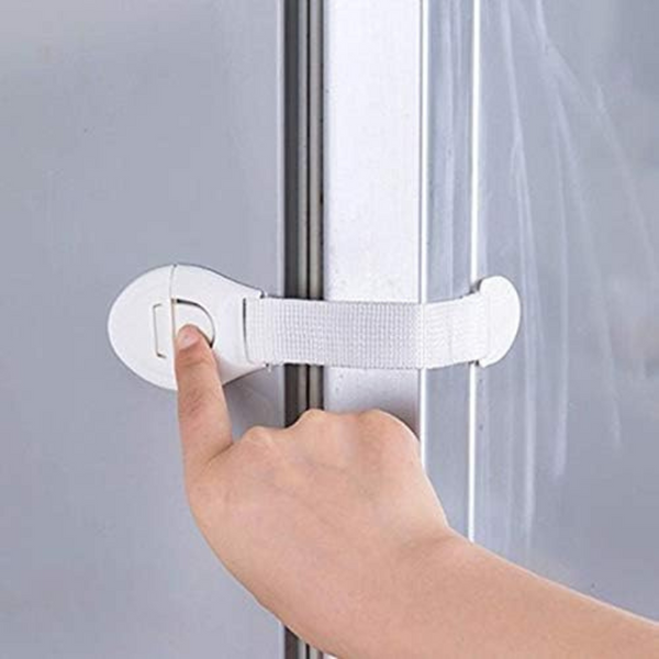 Child safety lock for refrigerator and cabinets