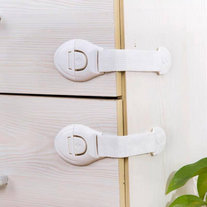 1 Piece - Self-adhesive Anti-open Refrigerator Drawer Plastic Lock