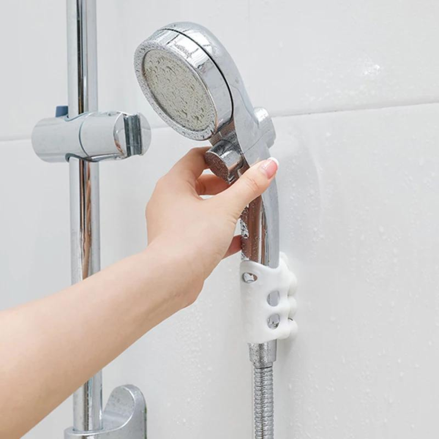 Easy-to-install shower head holder with strong grip