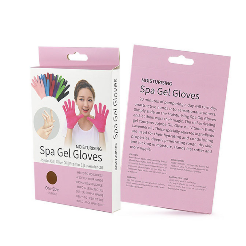 Moisturizing Spa Gel Gloves - Hydrating, Softening, and Rejuvenating for Smooth Hands
