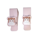 مجموعة من 2 خطافات حيوانات لطيفة فوق الخزانة - موفرة للمساحة، متينة، وسهلة الاستخدام