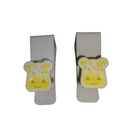 مجموعة من 2 خطافات حيوانات لطيفة فوق الخزانة - موفرة للمساحة، متينة، وسهلة الاستخدام