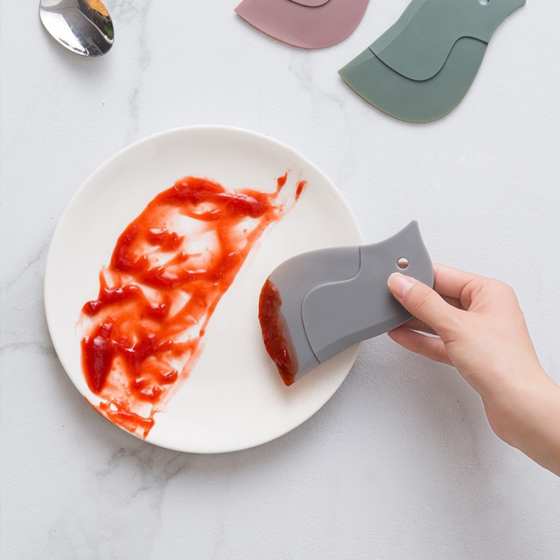 Flexible Plastic Dish Scraper - Durable, Multi-Purpose, and Easy to Clean