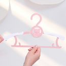 Set of 3 Multi-Layer Bear Design Hangers - Space-Saving, Durable, and Cute for Kids' Clothes