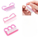 مجموعة من 3 فرش لتنظيف الأظافر - مثالية للعناية بالأظافر والقدمين